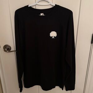 NWOT Lone Oak Brewing Co Black Long Sleeve Shirt with Tree Logo, size XL